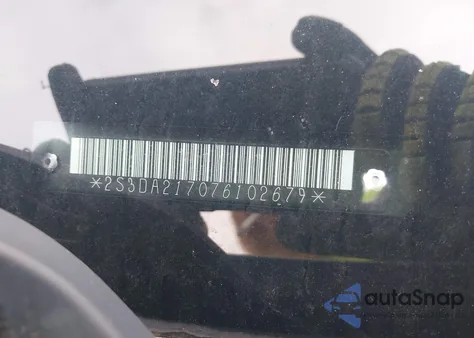 2007 Suzuki Xl7 z USA, uszkodzony, nr VIN 2S3DA217076102679